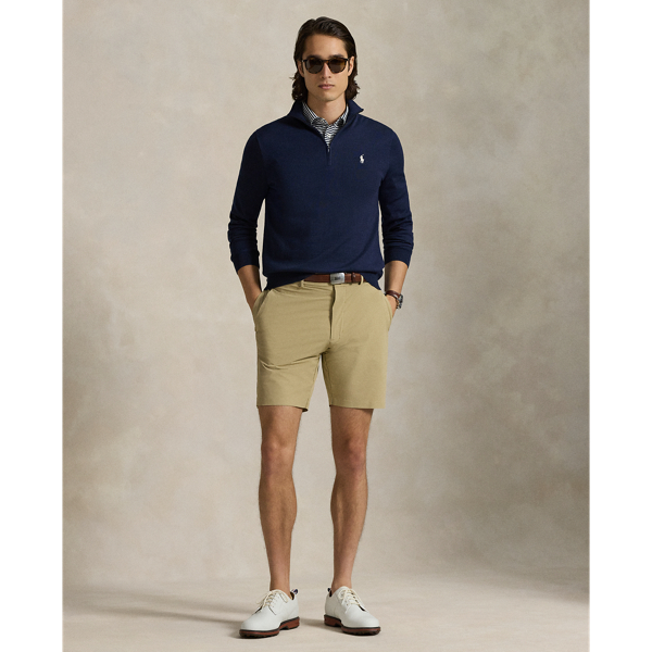 Pull demi-zippé performance RLX en Marine raffiné 4