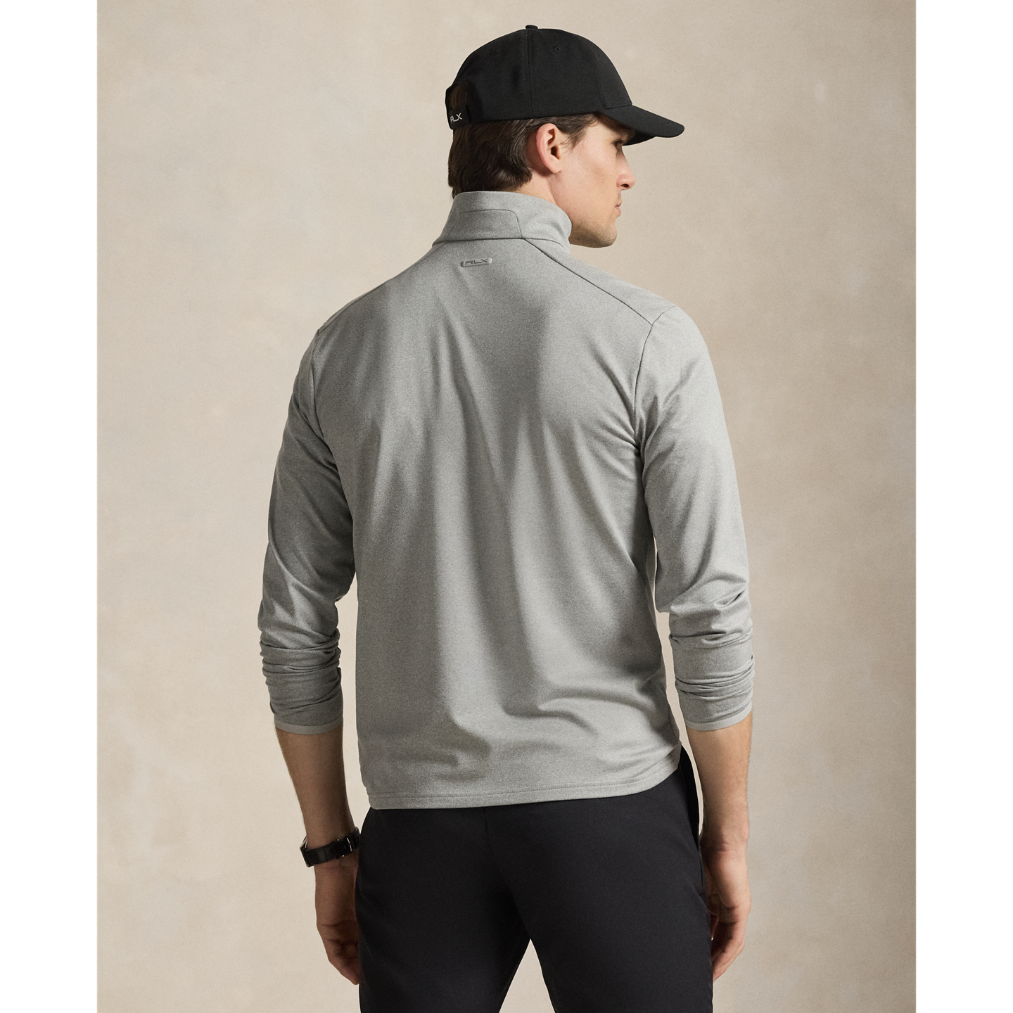Мужской свитер Ralph Lauren Stretch Jersey Pullover, цвет: Меланжевый — фото 2
