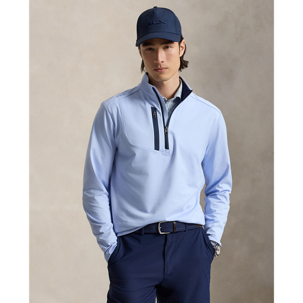 Pebble Blue Stretch Jersey Pullover RLX 1