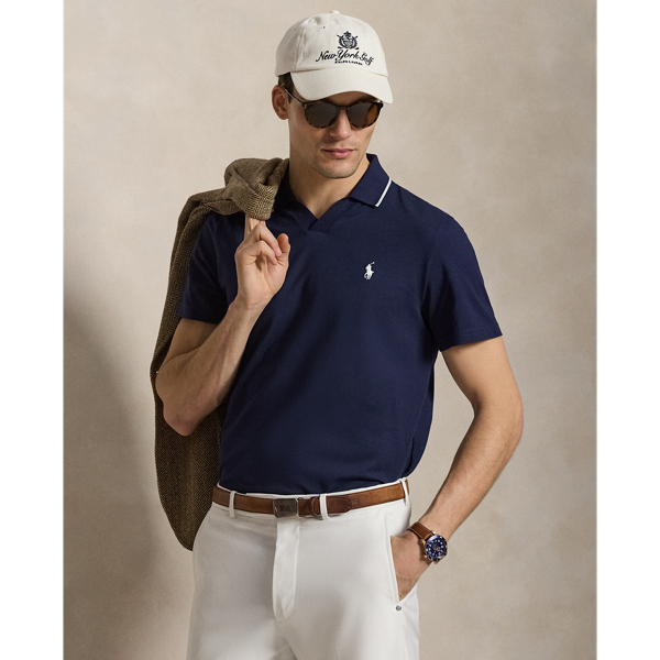 Polo t&eacute;cnico Tailored Fit RLX en Azul marino refinado 7