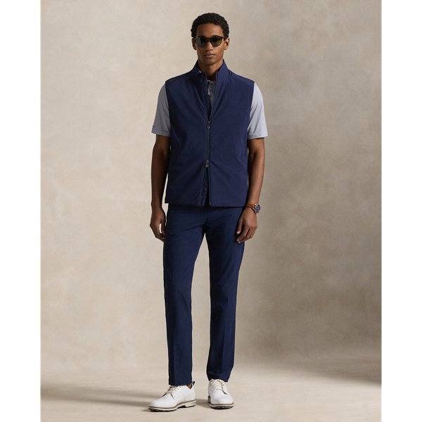 Classic Fit Geometric Jersey Polo Shirt