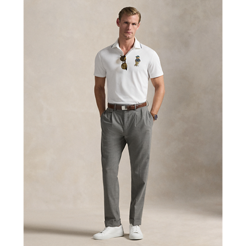 Мужские рубашки Ralph Lauren Tailored Fit Polo Bear Polo Shirt