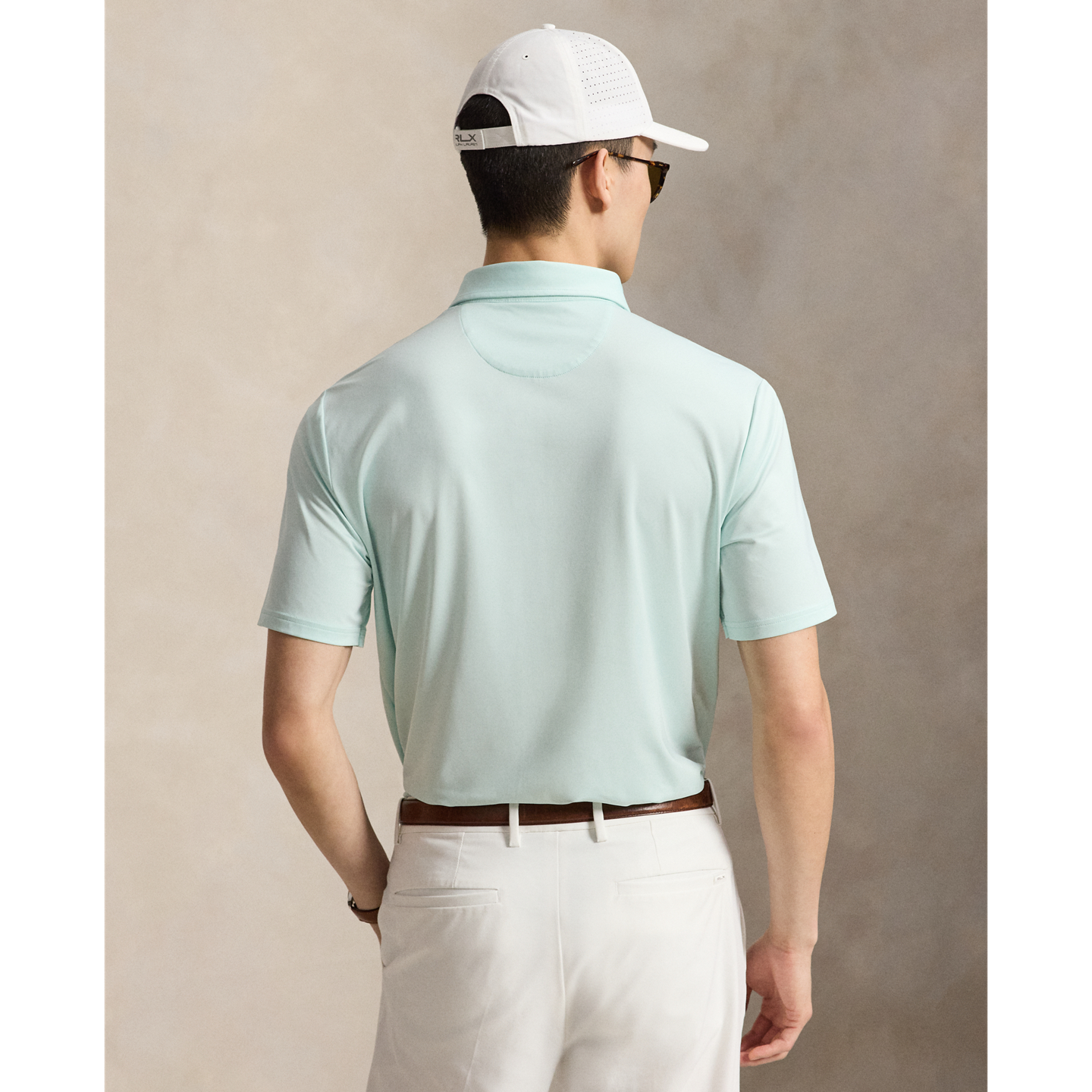 Мужское поло Ralph Lauren Classic Fit Performance Polo, цвет: Синий — фото 2