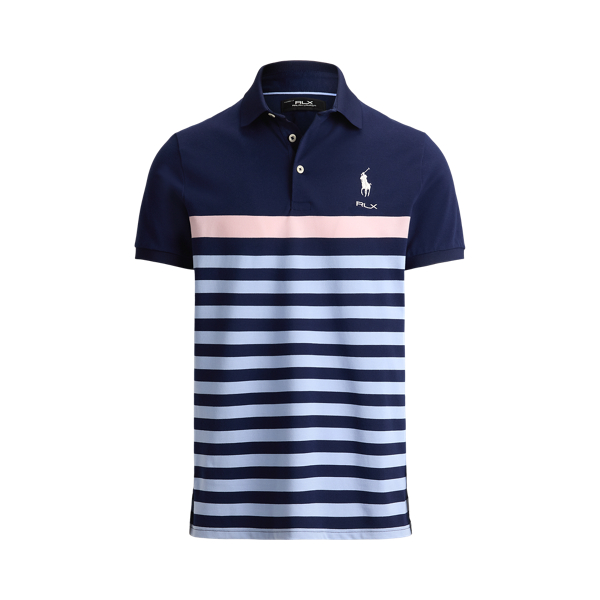 Powder Pink Multi Tailored Fit Performance Polo Shirt RLX 2