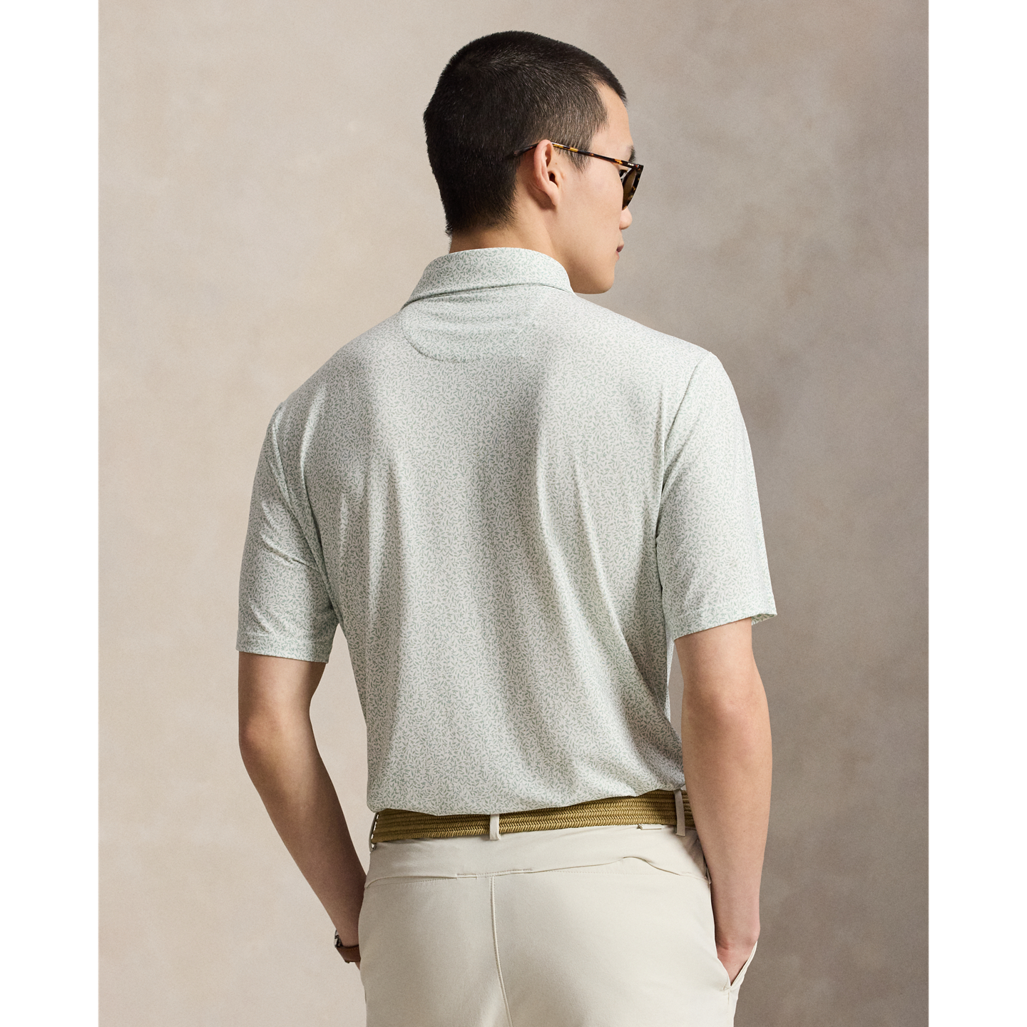 Мужское поло Ralph Lauren Classic Fit Performance Polo, цвет: Lima Bean Botanic Deco — фото 2