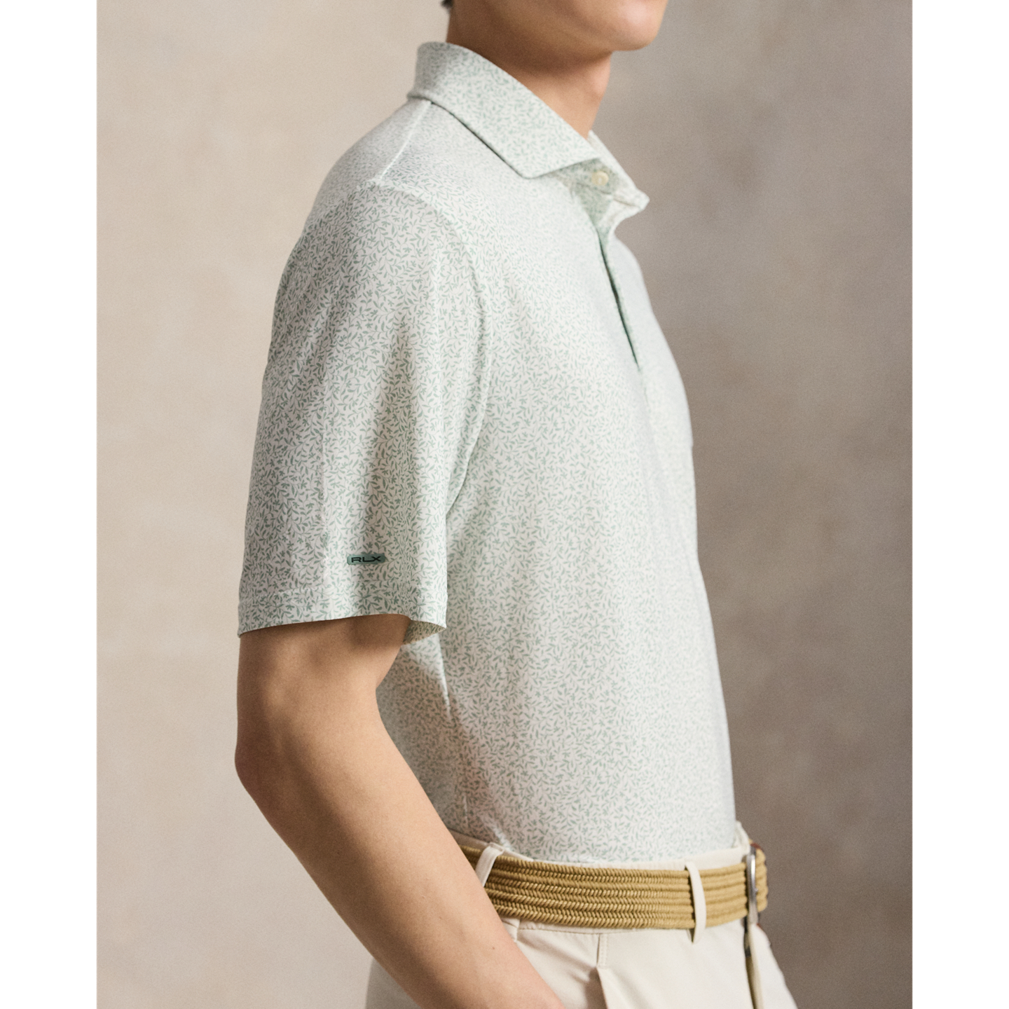 Мужское поло Ralph Lauren Classic Fit Performance Polo, цвет: Lima Bean Botanic Deco — фото 3
