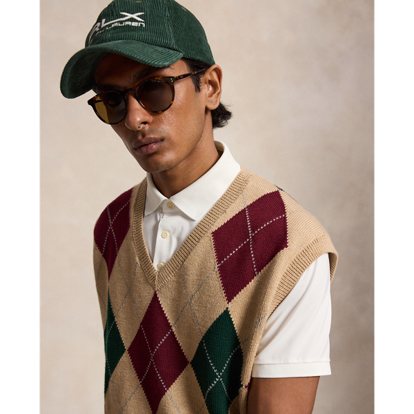 Big Fit Argyle Sweater Vest