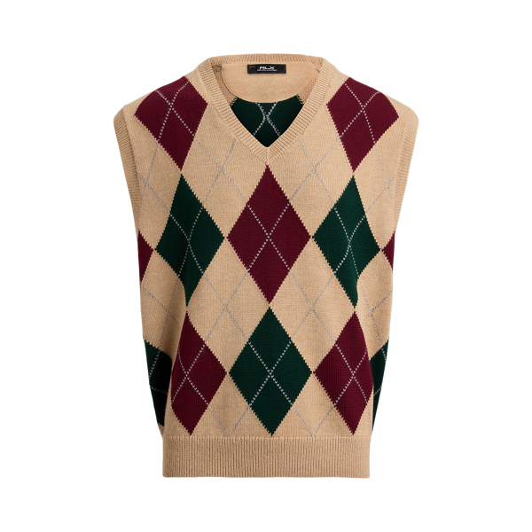 Big Fit Argyle Sweater Vest