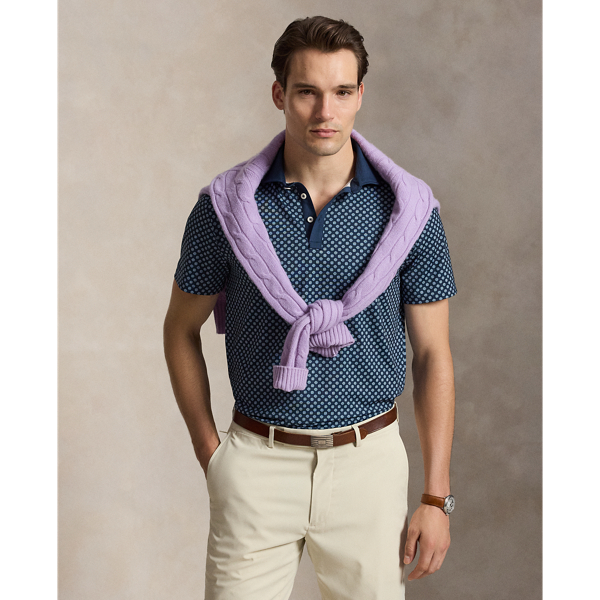Ref Nvy Highland Links Fo Tailored Fit Performance Polo Shirt RLX 1