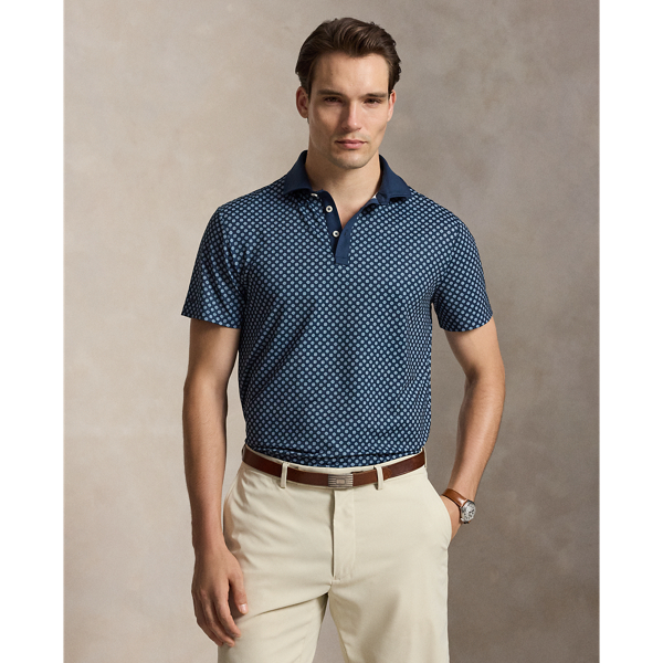 Ref Nvy Highland Links Fo Tailored Fit Performance Polo Shirt RLX 6