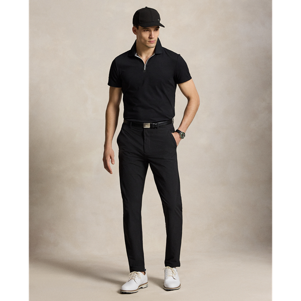 Tailored Fit Performance Zip Polo Shirt