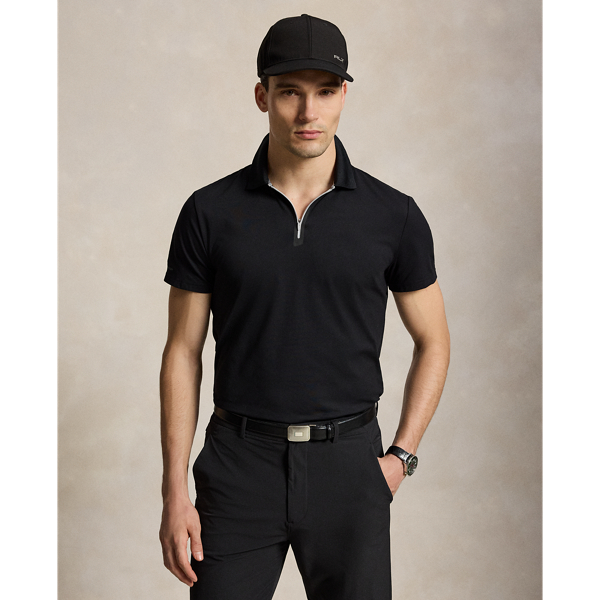 Tailored Fit Performance Zip Polo Shirt