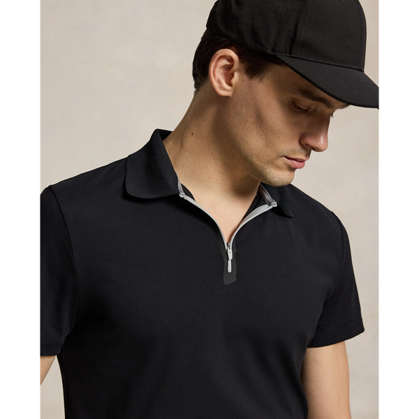 Tailored Fit Performance Zip Polo Shirt