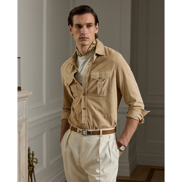 Suede Overshirt