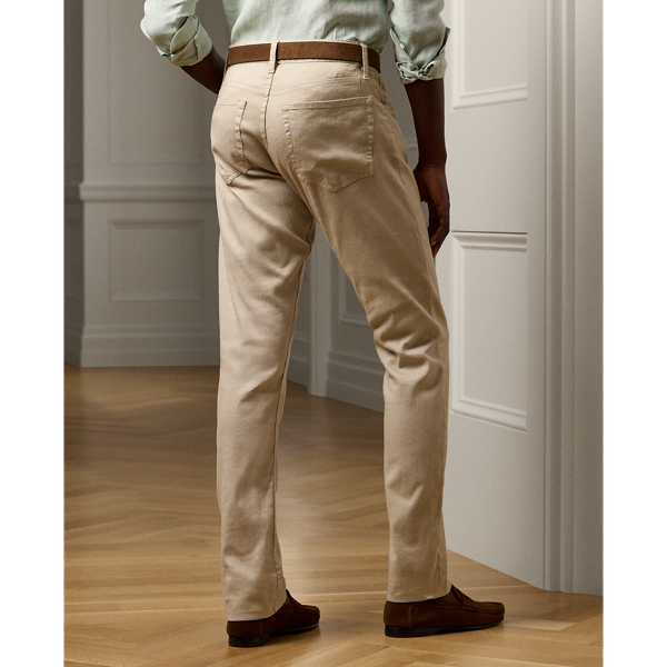 Slim Fit Stretch Linen-Cotton Jean