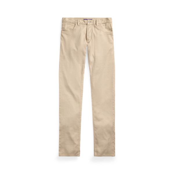Slim Fit Stretch Linen-Cotton Jean