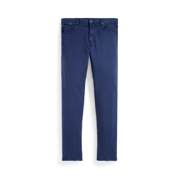 Slim Fit Stretch Linen-Cotton Jean