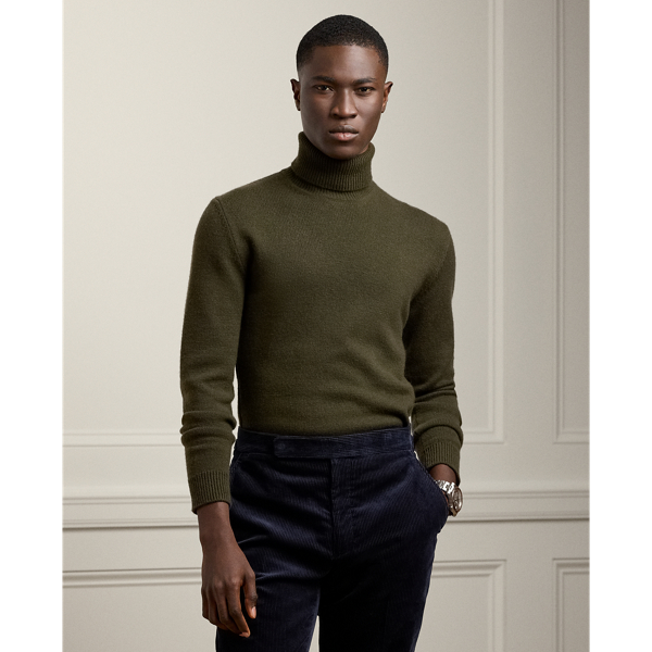 Green turtleneck shirt best sale