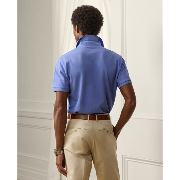 Periwinkle Custom Slim Fit Piqu&eacute; Polo Shirt Purple Label 5