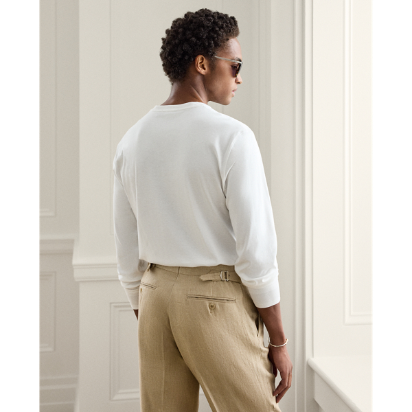 Interlock henley-shirt