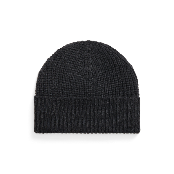 Rippenstrickmütze aus Kaschmir