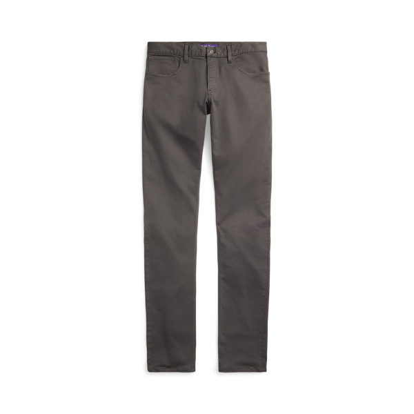 Pantaloni in dobby stretch Slim-Fit Purple Label in 1