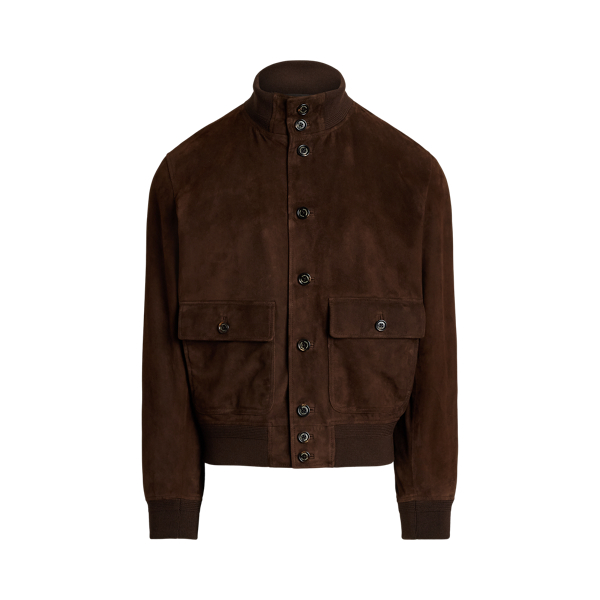 Polo By Ralph Lauren Suede Black offers Jacket