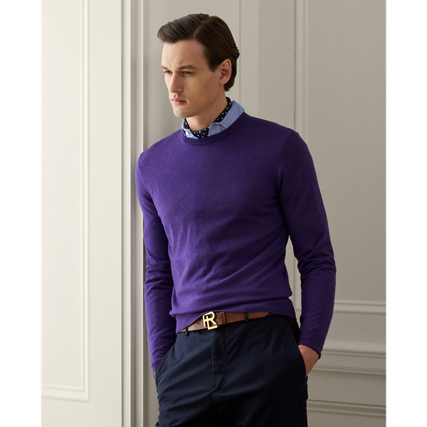 Men s Purple Purple Label Sweaters Ralph Lauren