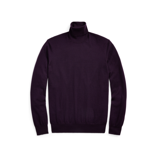 Men s Purple Turtleneck Sweaters Ralph Lauren