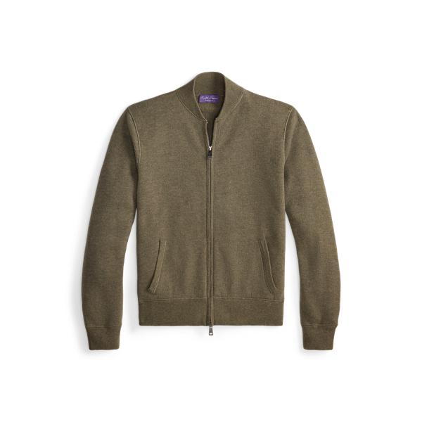 Cashmere Full-Zip Sweater Purple Label 1