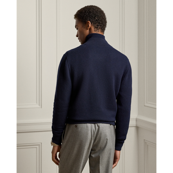 カシミヤ フルジップ セーター | ラルフ ローレン公式オンラインストア
