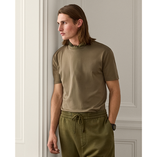 Garment-Dyed Jersey Pocket T-Shirt 
