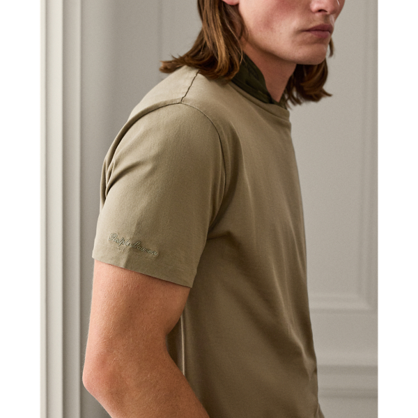 Garment-Dyed Jersey Pocket T-Shirt 
