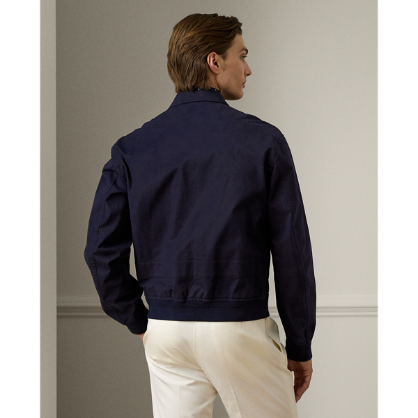 Classic Chairman Navy Albertson Stretch Twill Jacket Purple Label 5