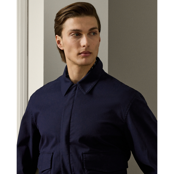 Classic Chairman Navy Albertson Stretch Twill Jacket Purple Label 6