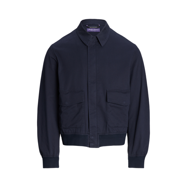 Classic Chairman Navy Albertson Stretch Twill Jacket Purple Label 2