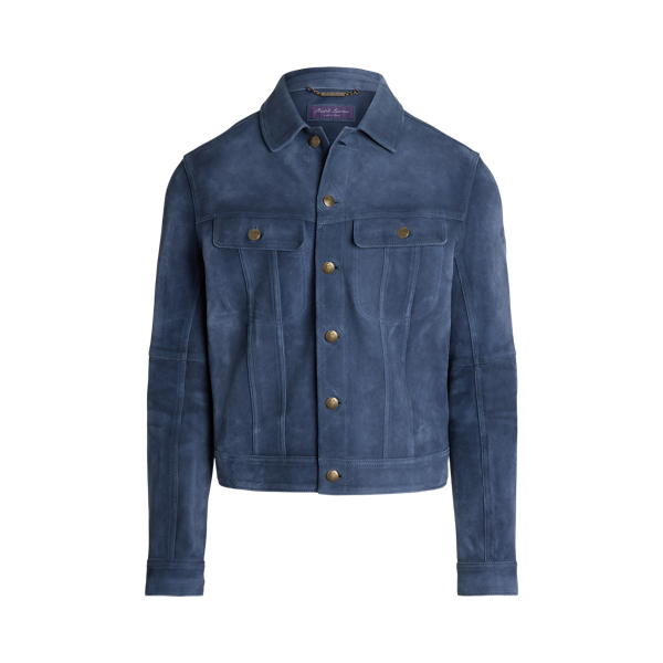 Clifton Suede Trucker Jacket for Men Ralph Lauren UK