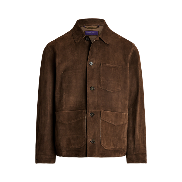 Ralph lauren suede coat hotsell