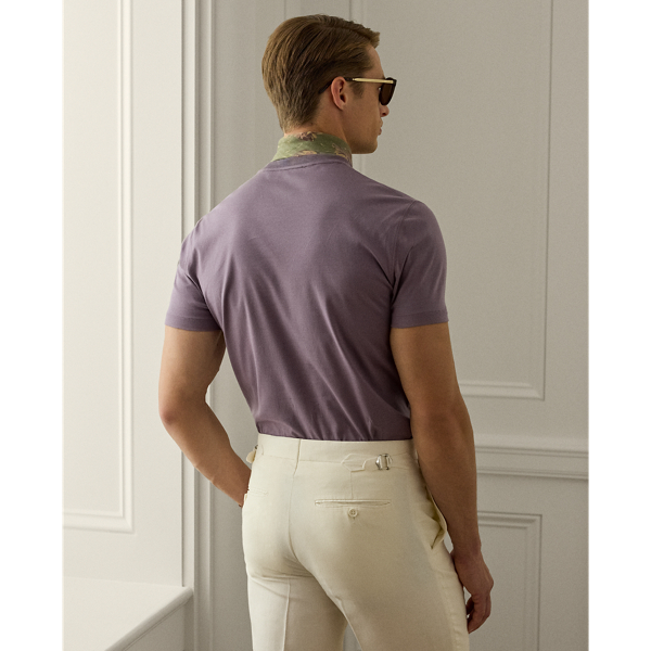 Rundhals-T-Shirt aus Interlock 