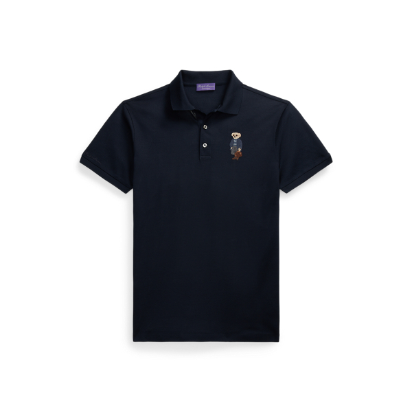 Custom Slim Polo Bear Pique Polo Shirt