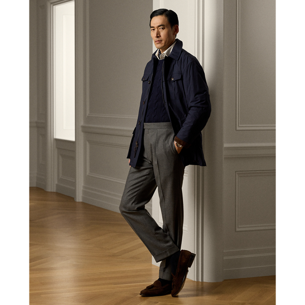 Maritime Navy Hartridge Performance Silk Jacket Purple Label 4