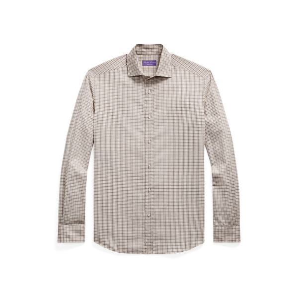 Plaid Cashmere Western Shirt
