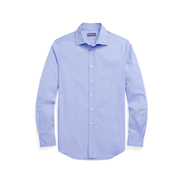 Medium Blue Washed End-on-End Shirt Purple Label 2