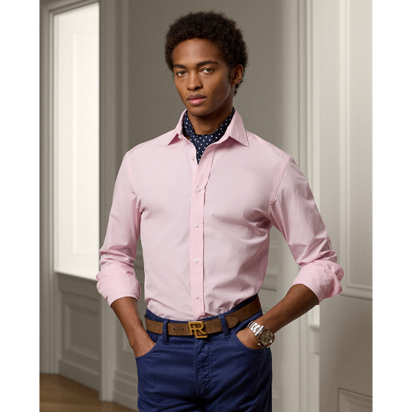 Men s Pink Purple Label Button Down Shirts Ralph Lauren