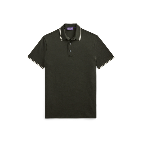 Wool Piqué Polo Shirt