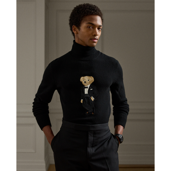 Polo Bear Cashmere Turtleneck Sweater