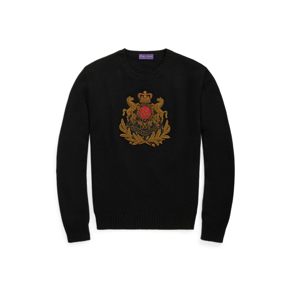 Bullion Patch Cashmere Jumper