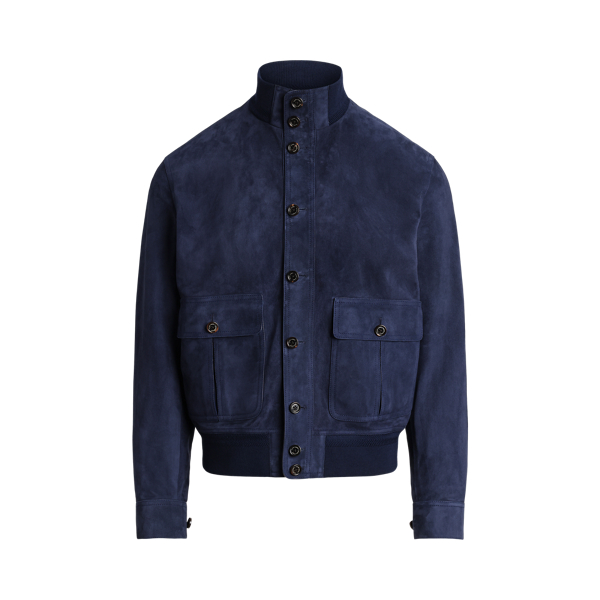 Ralph lauren men's suede jacket best sale