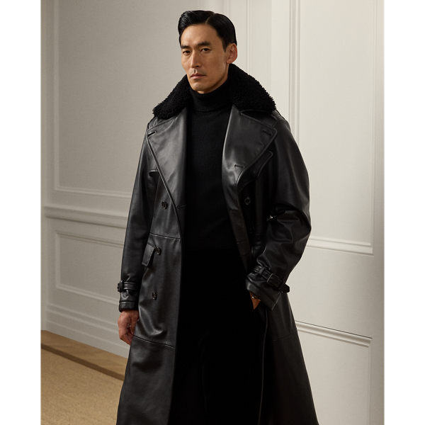 Gabardina Keating de piel para hombre Ralph Lauren ES