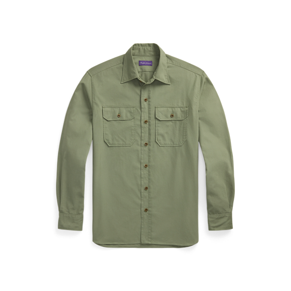 Chino Twill Shirt Purple Label 1